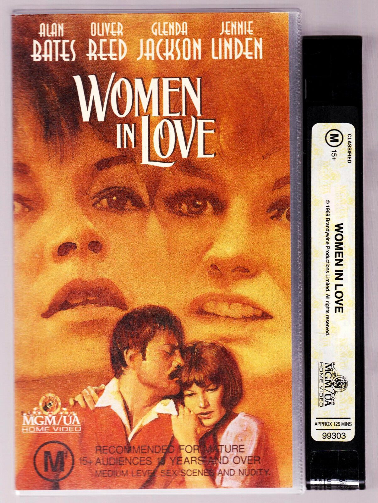 Women In Love - Alan Bates - Glenda Jackson VHS Video Tape Vintage