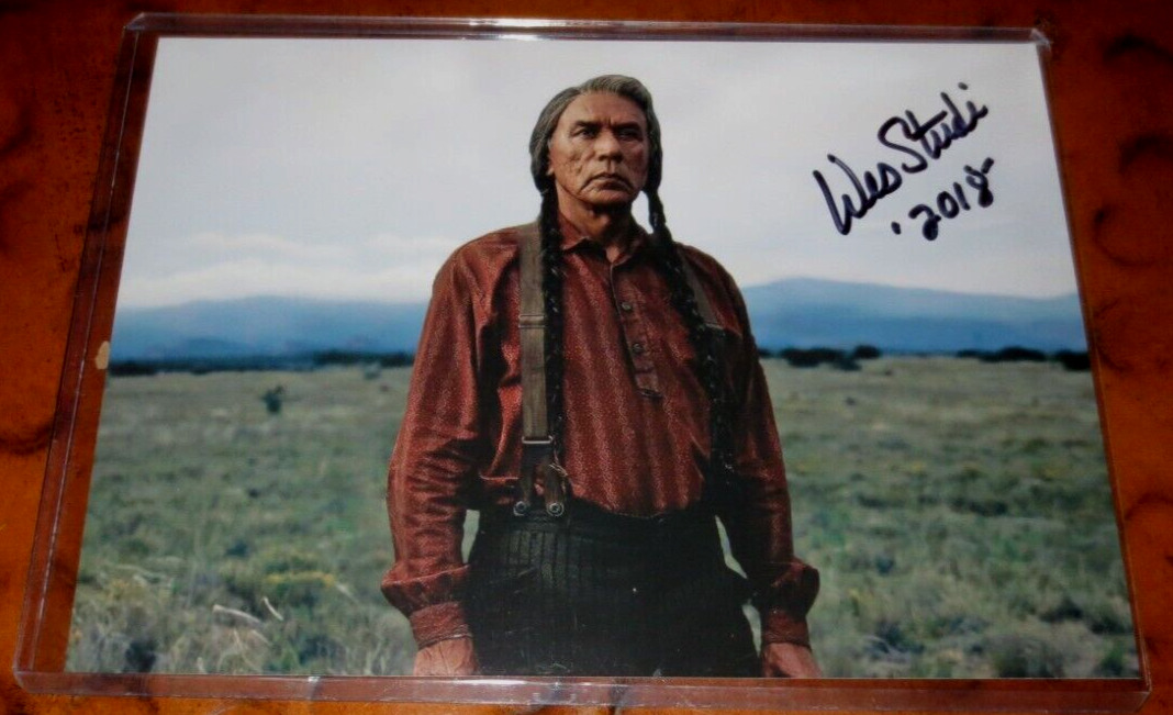Wes Studi signed autographed photo Chief Yellow Hawk in Hostiles 2017