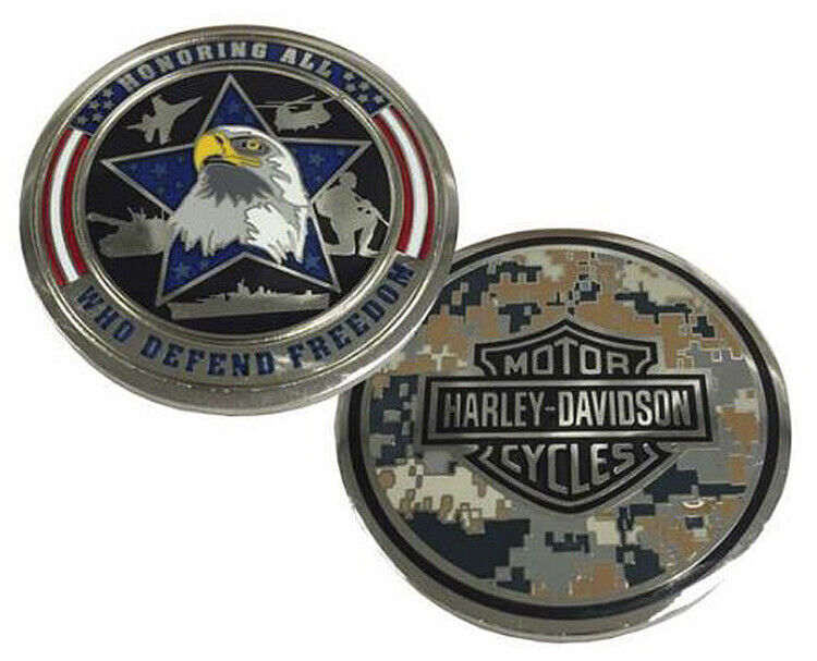 Harley-Davidson Honoring Freedom Military Challenge Coin | Collectors' - 8003845