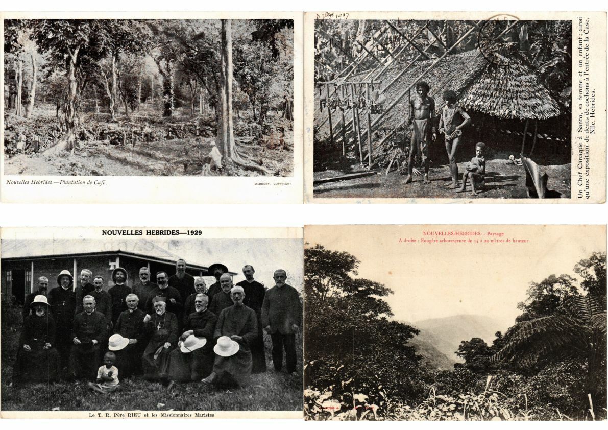 NEW HEBRIDES 16 Vintage Postcards Pre-1940 (L3411)