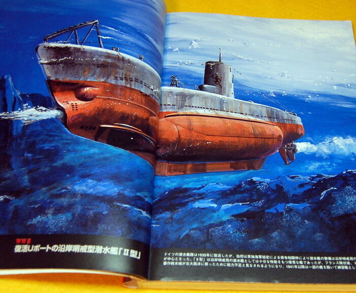 WWI WWII U-boat Perfect guide book from japan japanese ww1 ww2 u boat #0136