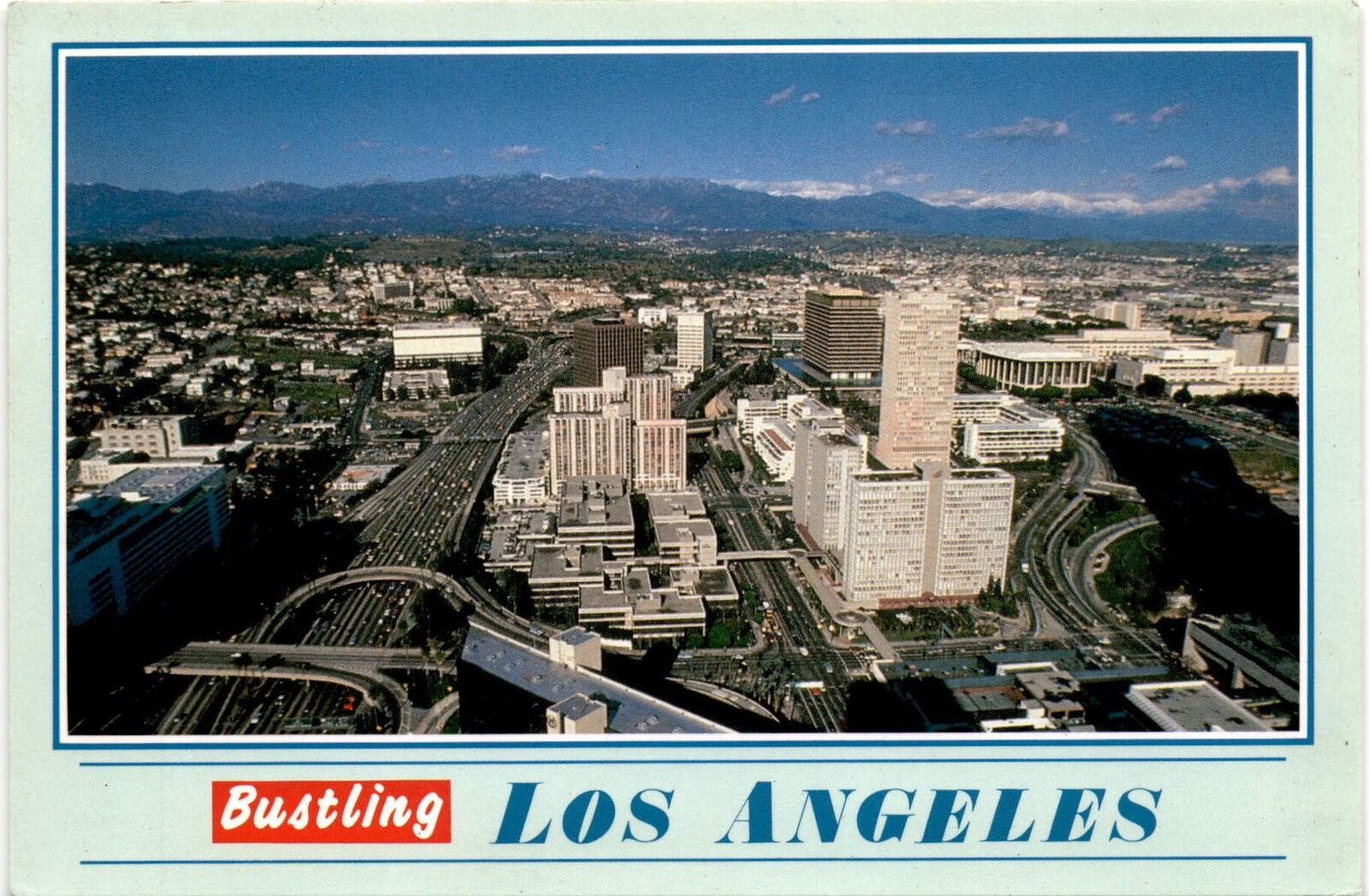 Los Angeles, California, Portage, PA, Hollywood, Beverly Hills Postcard