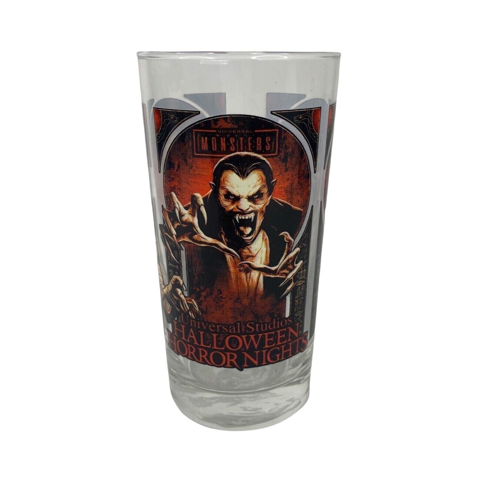 2022 Universal Studios Halloween Horror Nights Monsters Collectible Glass