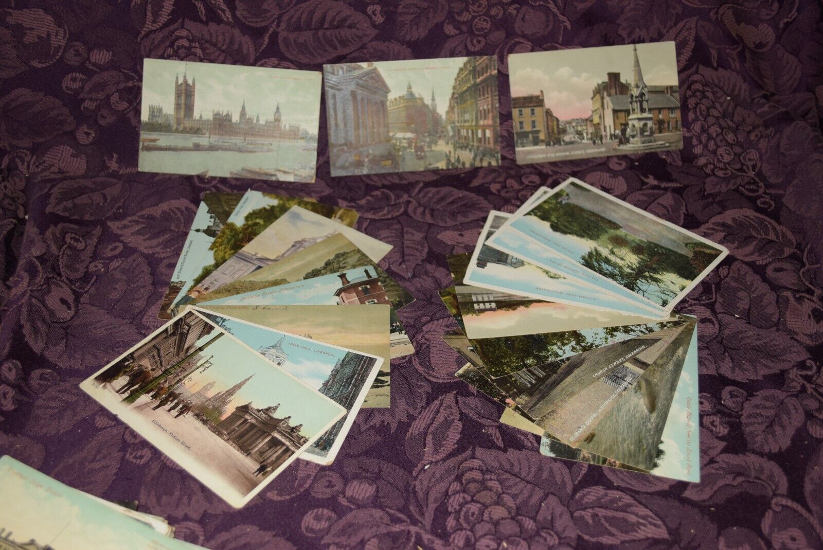 over 100 lot of vintage postcards London Scotland Ireland England etc