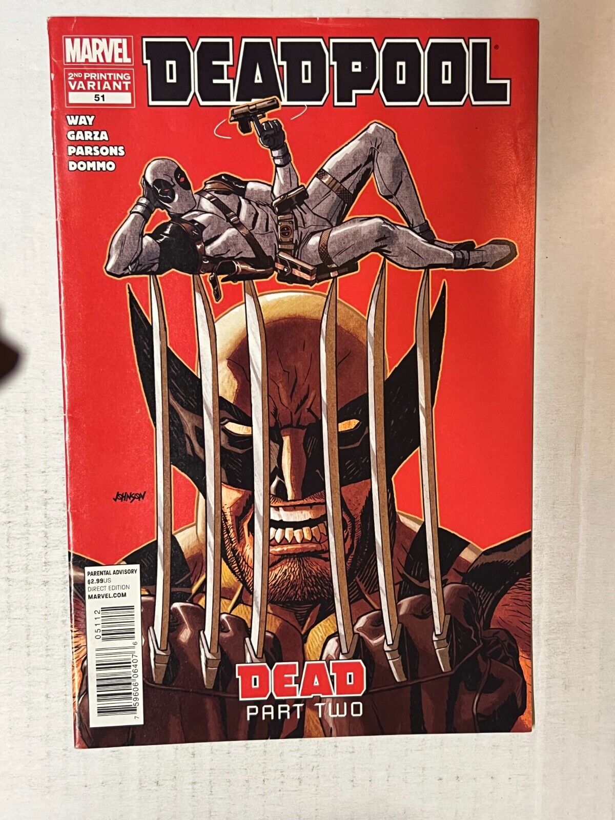 Deadpool #51  Marvel Comics 2012 2nd printing variant | Combined Shipping B&B