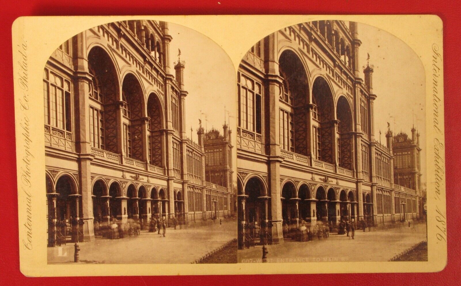1876 CENTENNIAL STEREOVIEW PHOTO INTERNATIONAL EXHIBITION WORLD FAIR EXPOSITION