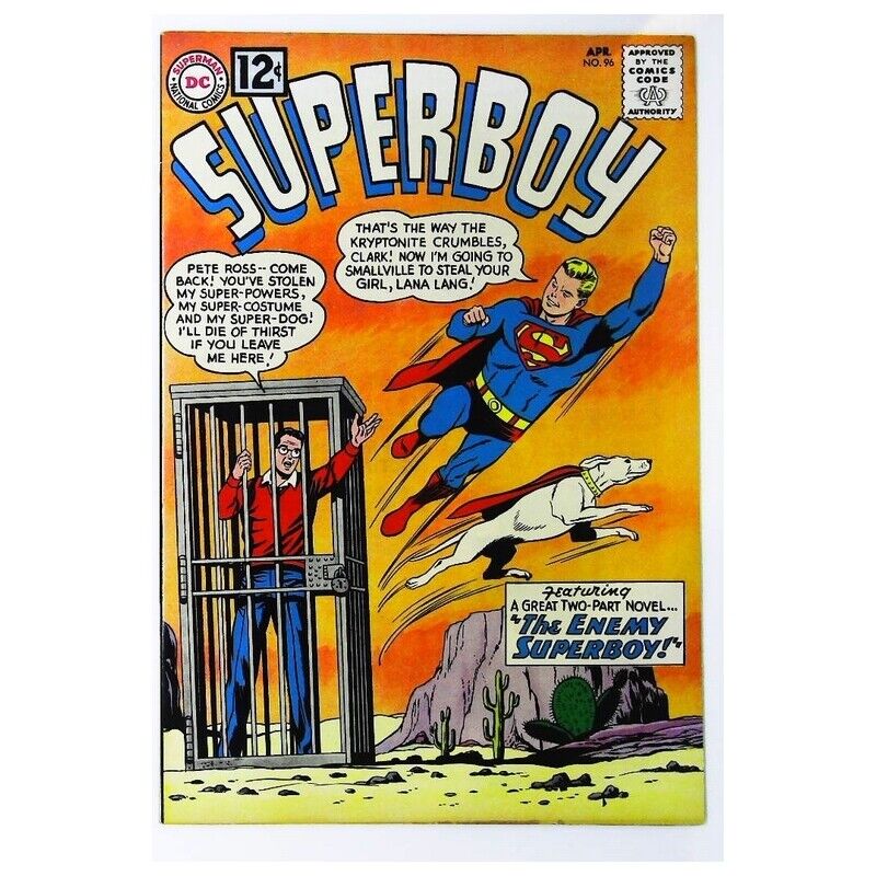 Superboy (1949 series) #96 in Very Fine condition. DC comics [v}