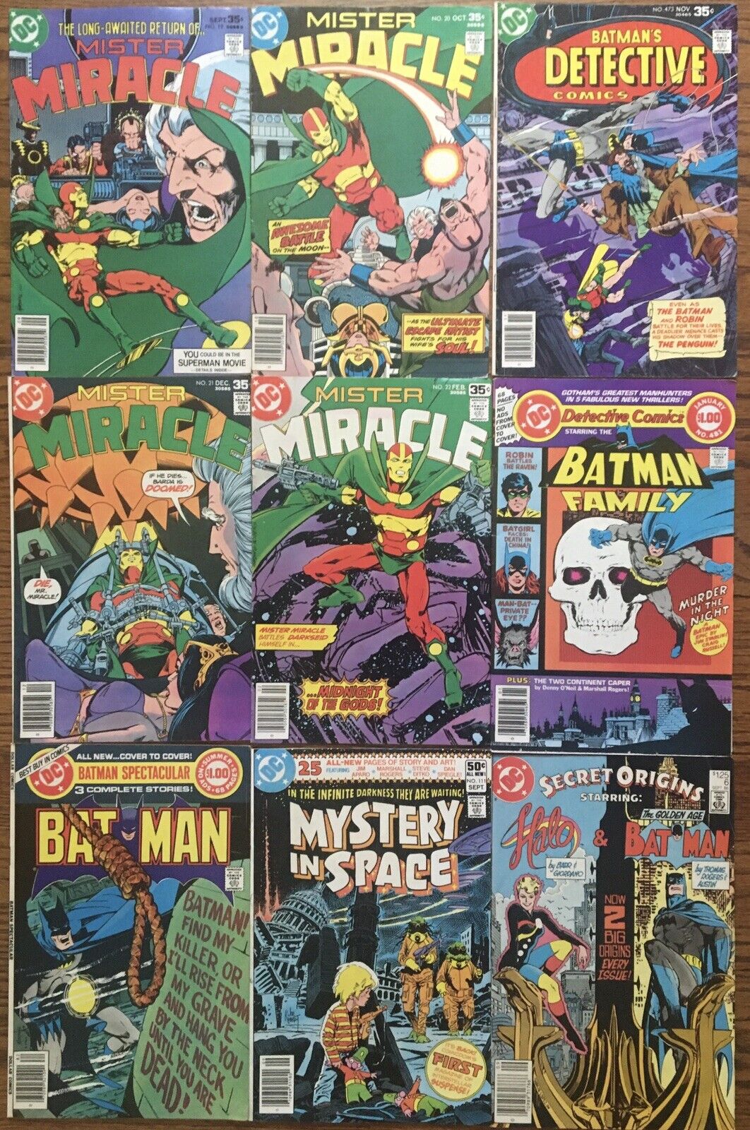 Detective Comics #473 481 Mr. Miracle 19-22 DC Special Series 15 Marshall Rogers