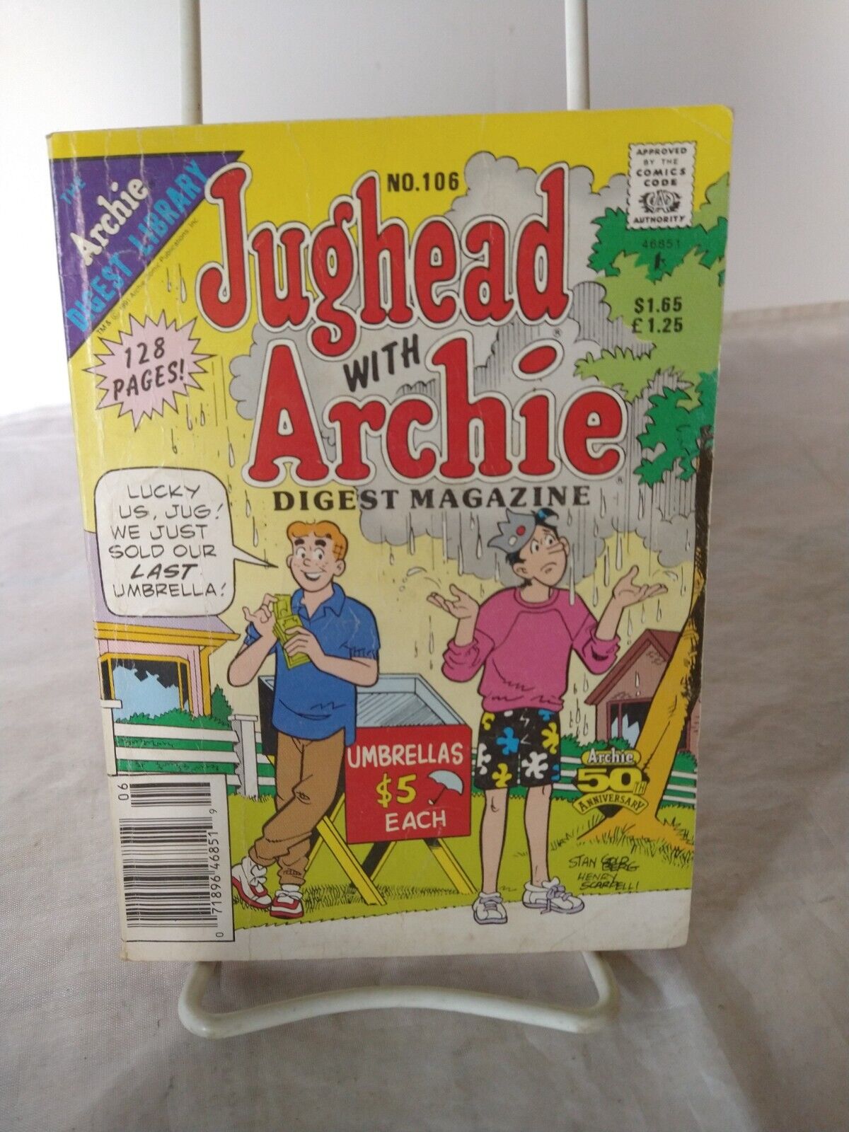 Jughead with Archie Digest Magazine #196 Vintage 1991