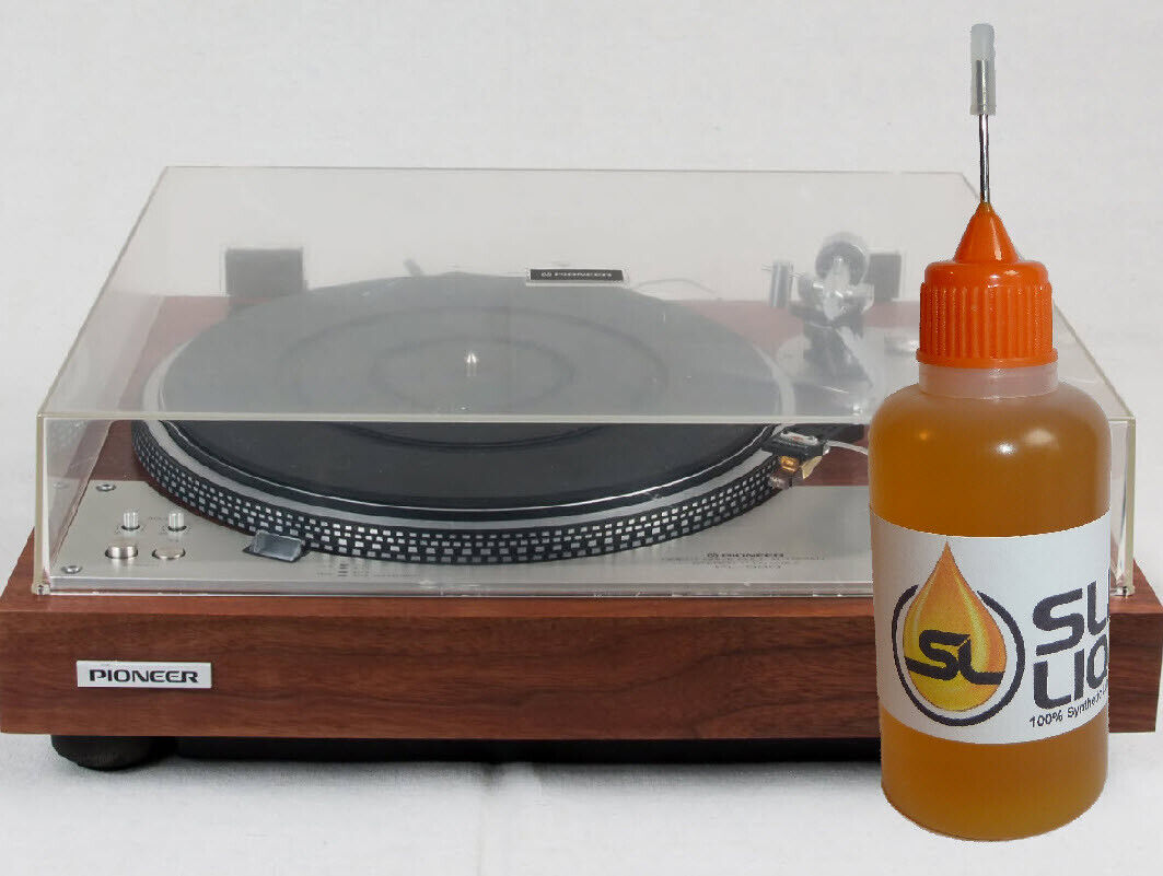 Slick Liquid Lube Bearings 100% Synthetic Oil for Pioneer and All Turntables