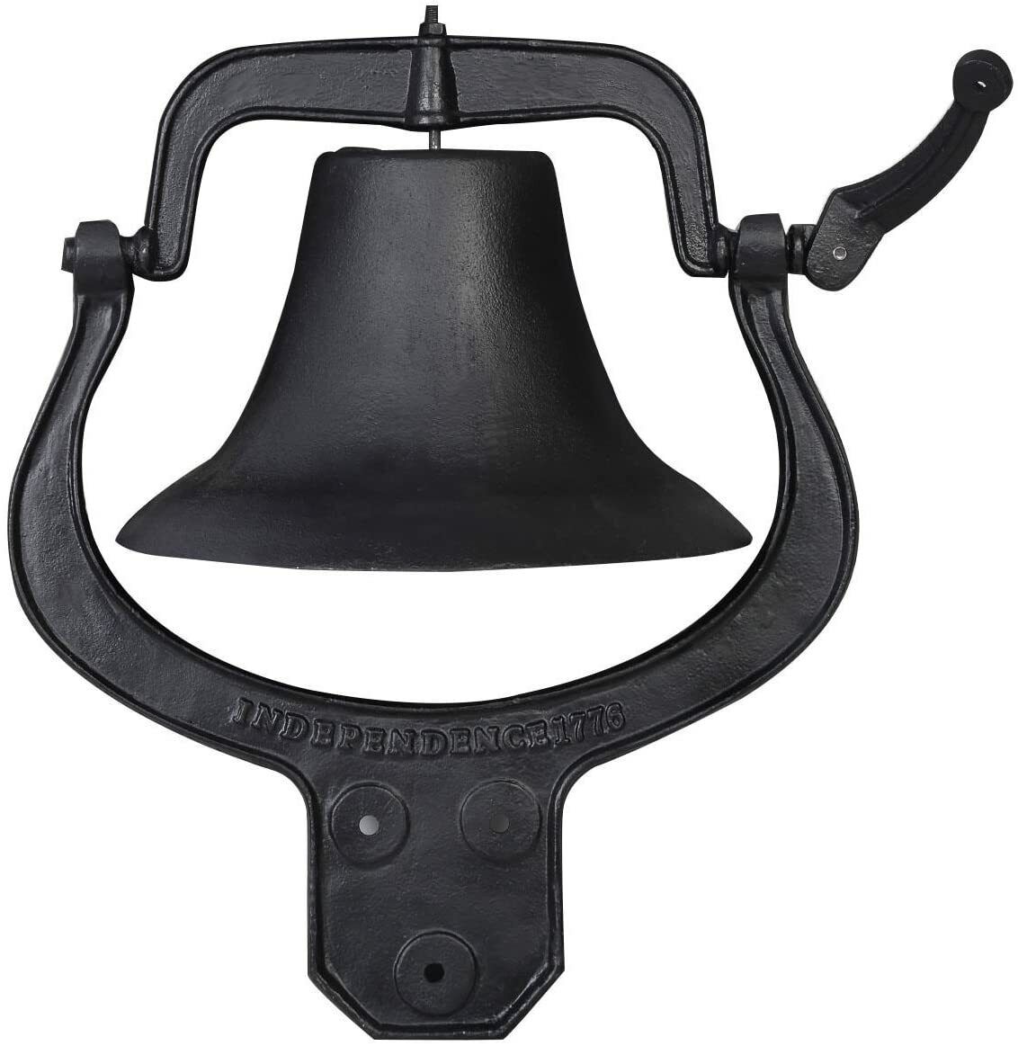 Large Church Door Bell School Antique Vintage Style Large Cast Iron Dinner Bell