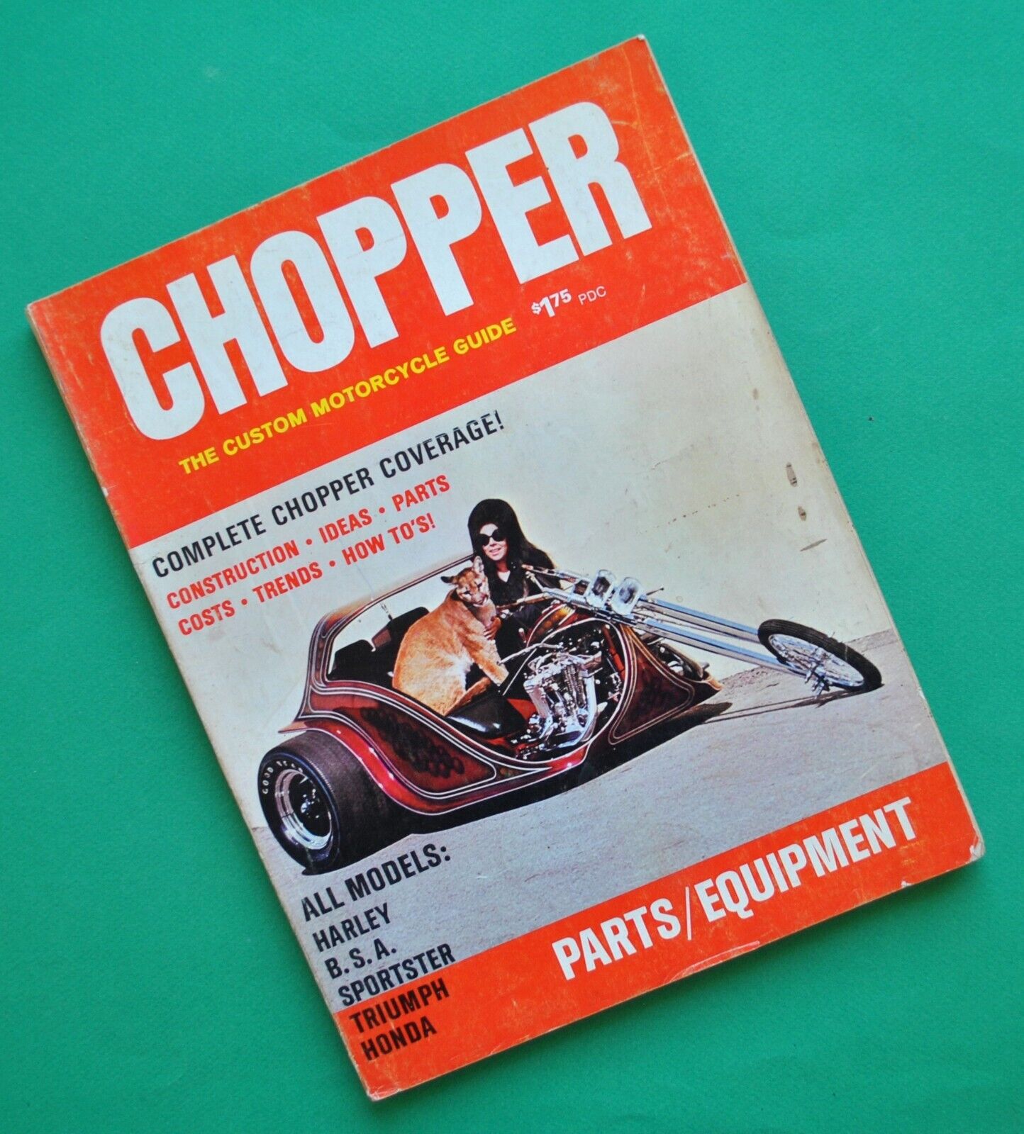 1970 AEE Chopper the Custom Motorcycle Guide Catalog Harley XL XLH XLCH FL FLH