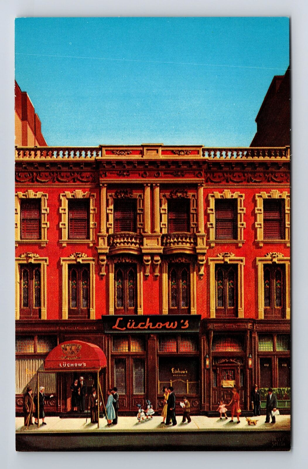 New York City NY-Liichow's Famous Restaurant, Antique, Vintage Postcard