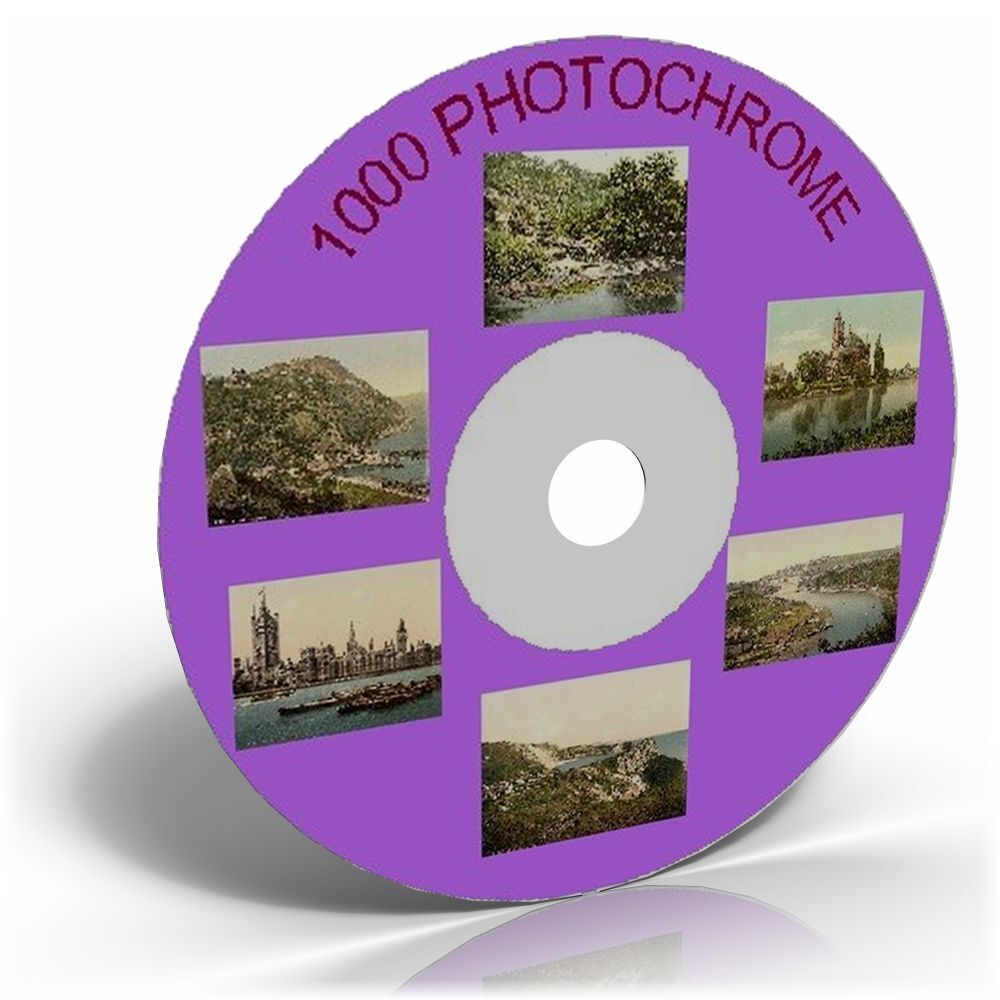 1000 PHOTOCHROME Collection Vintage Colour UK Photo Art & Craft CD