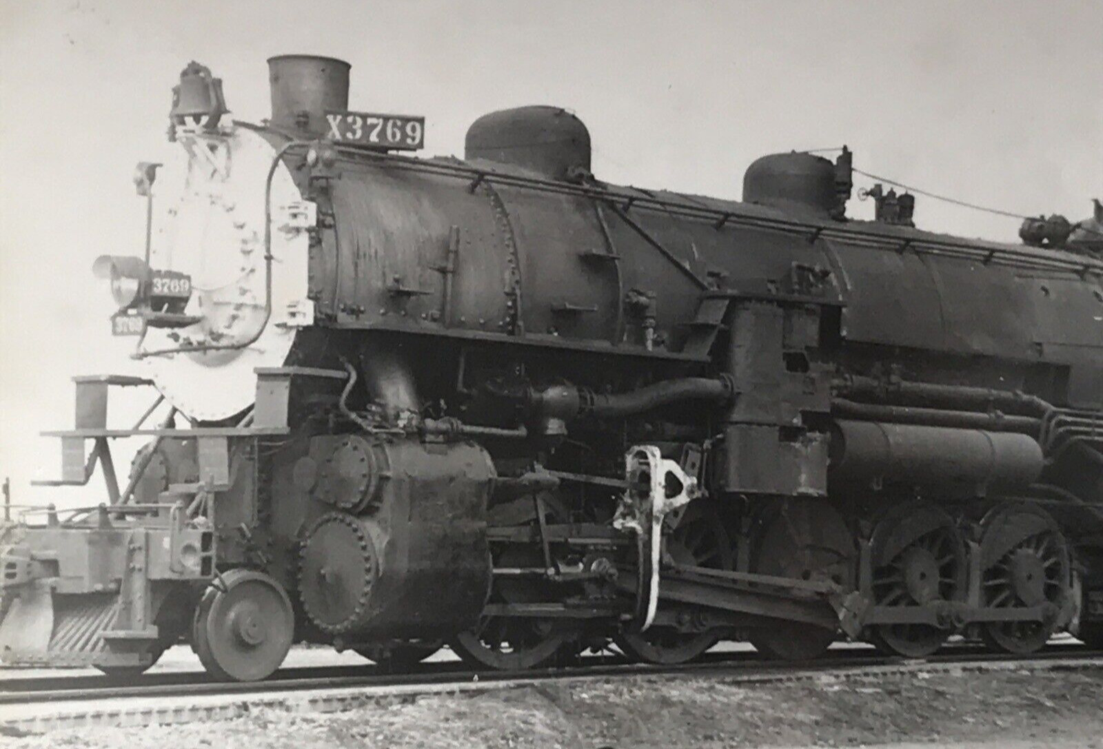 Southern Pacific Railroad #3769 2-10-2 Baldwin Locomotive Train Photograph