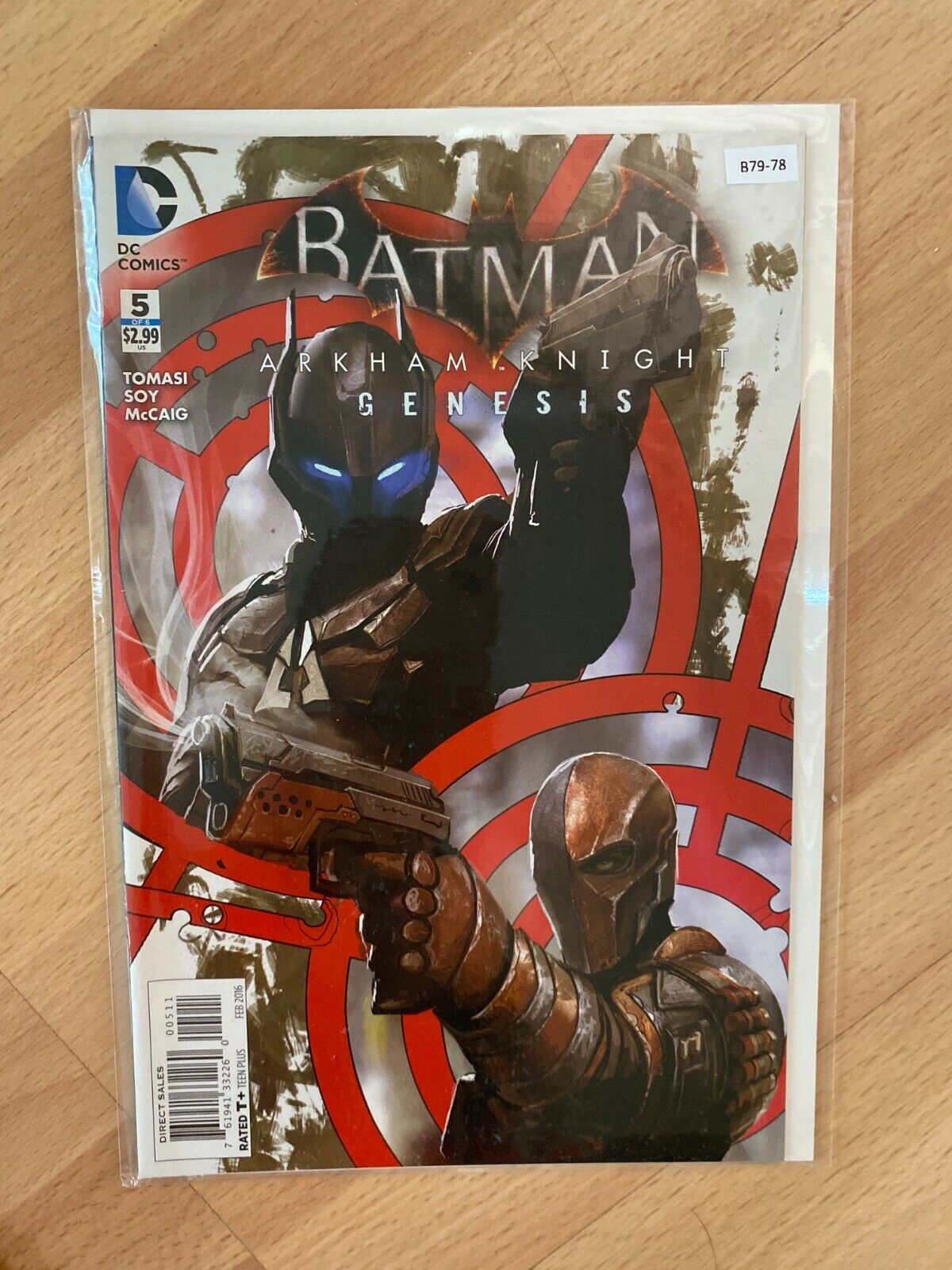 Batman Arkham Knights 5 - High Grade Comic Book -B79-78
