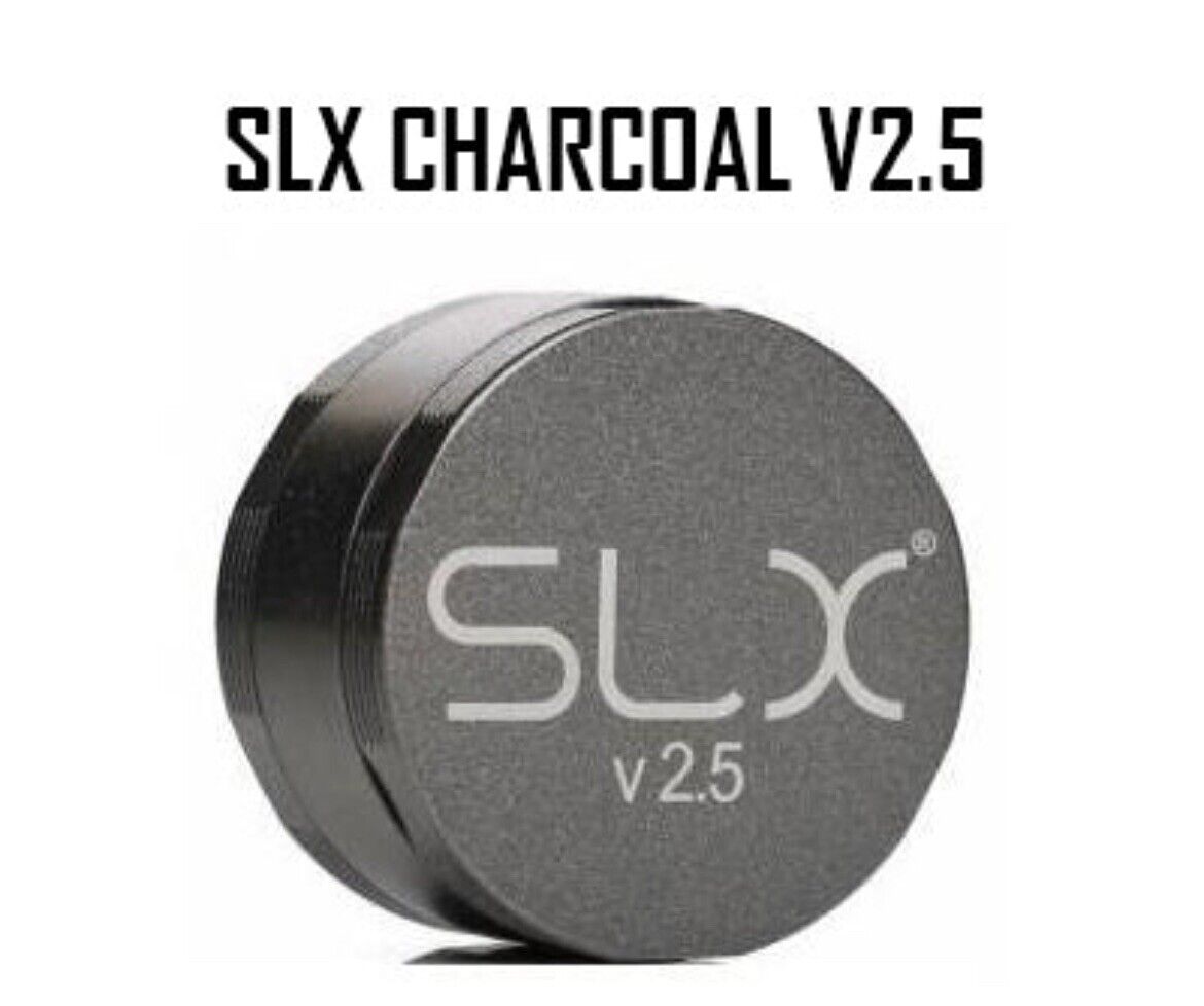 🌱SLX Grinder V2.5 / 4 pc Non-Stick 2.0 inch / 50mm / Gray ✈️ Free US Shipping