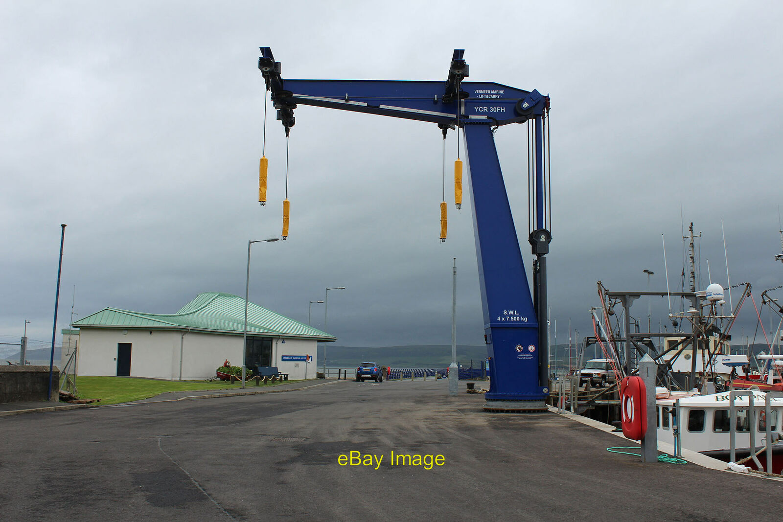 Photo 6x4 Vermeer Marine Lift & Carry Stranraer Harbour 3 c2016