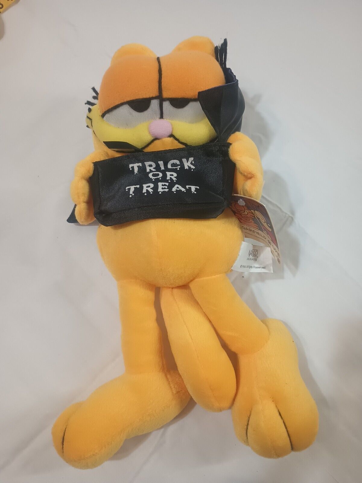 Vintage NANCO Garfield Trick or Treat Halloween Theme Plush Doll NEW