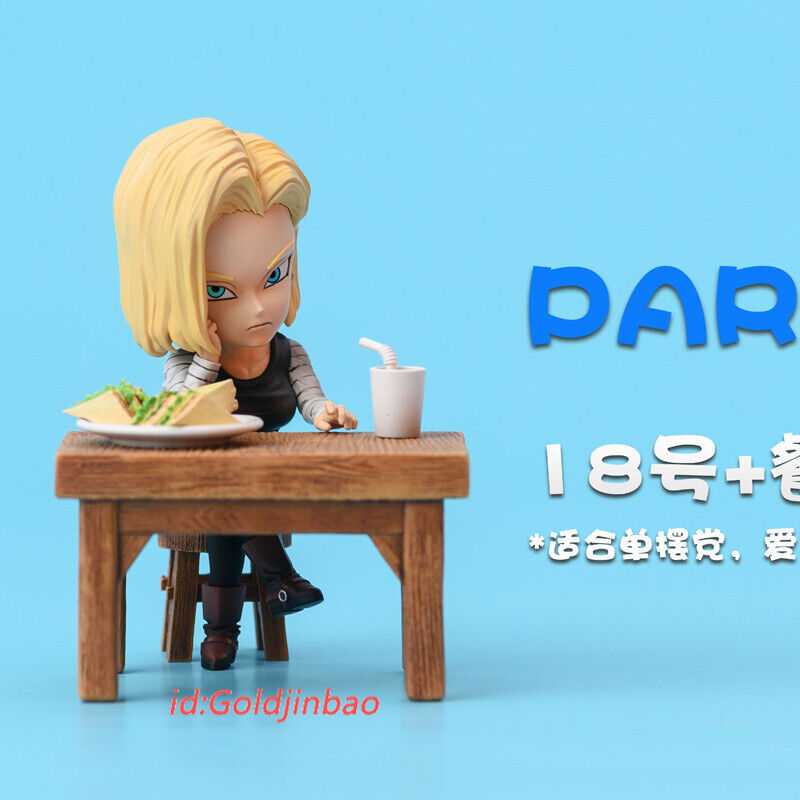 Dragon Ball Eating Android 18 Resin Model League Studio In Stock