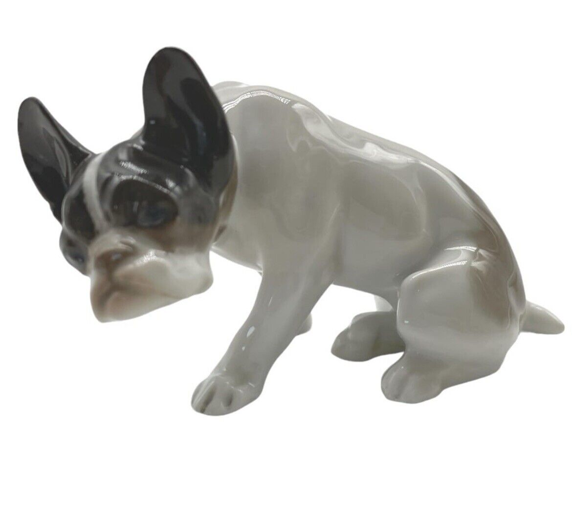 Vintage ROSENTHAL Sitting French Bulldog Porcelain Figurine ~ Bavaria MINT