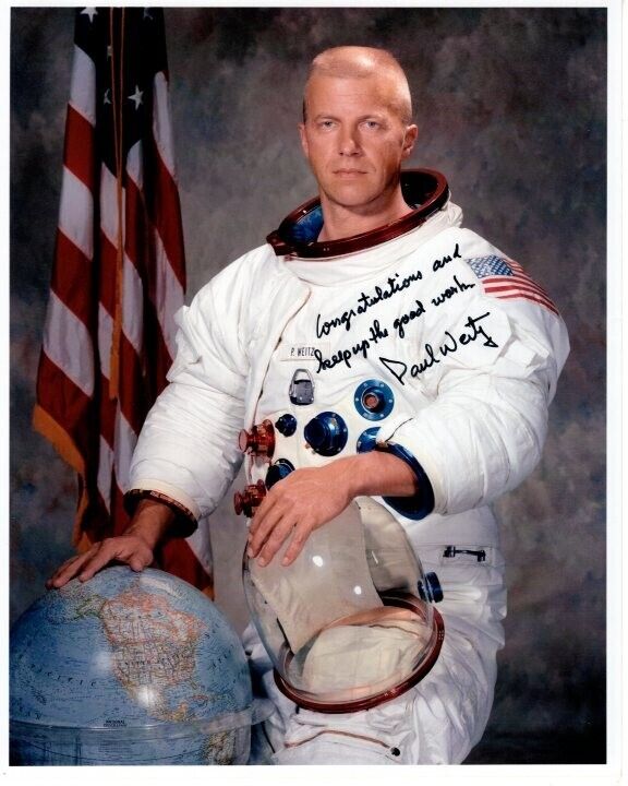 PAUL WEITZ signed autographed 8x10 NASA ASTRONAUT photo GREAT CONTENT