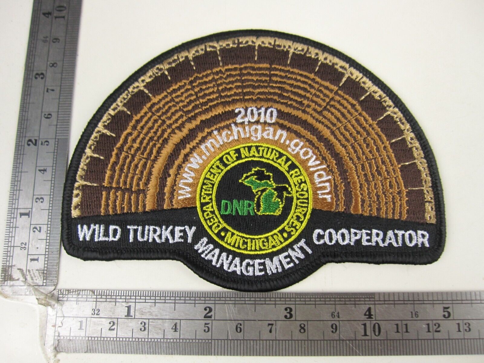 2010 Michigan DNR Wild Turkey Management Cooperator Patch BIS