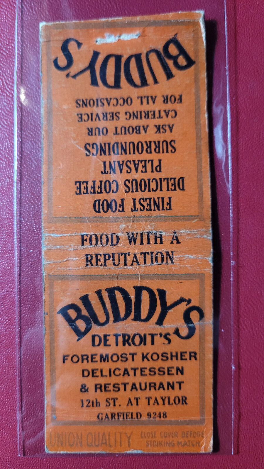 1920s Buddy\'s Detroit Delicatessen \