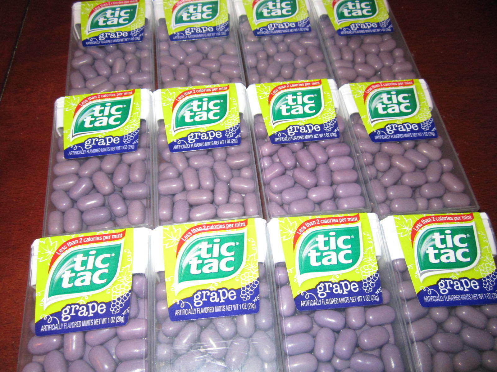 Tic Tac Grape Discontinued Mint Collectors Candy 1oz ~ 1 sealed box of 12