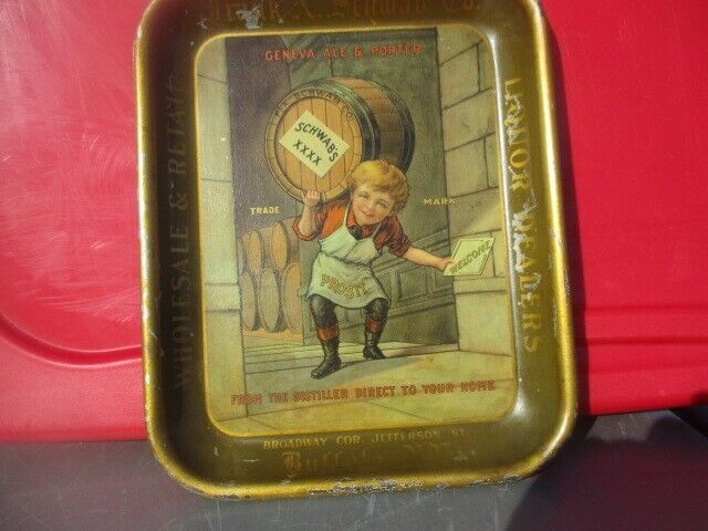 Authentic Original Pre Prohibition Beer Serving Tray Buffalo N.Y. BUY  NOW/OFFER