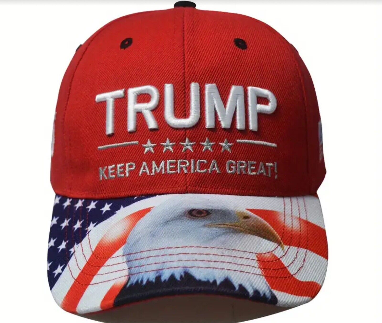 President Trump MAGA keep America Great  Baseball Cap American Flag, Eagle & 45