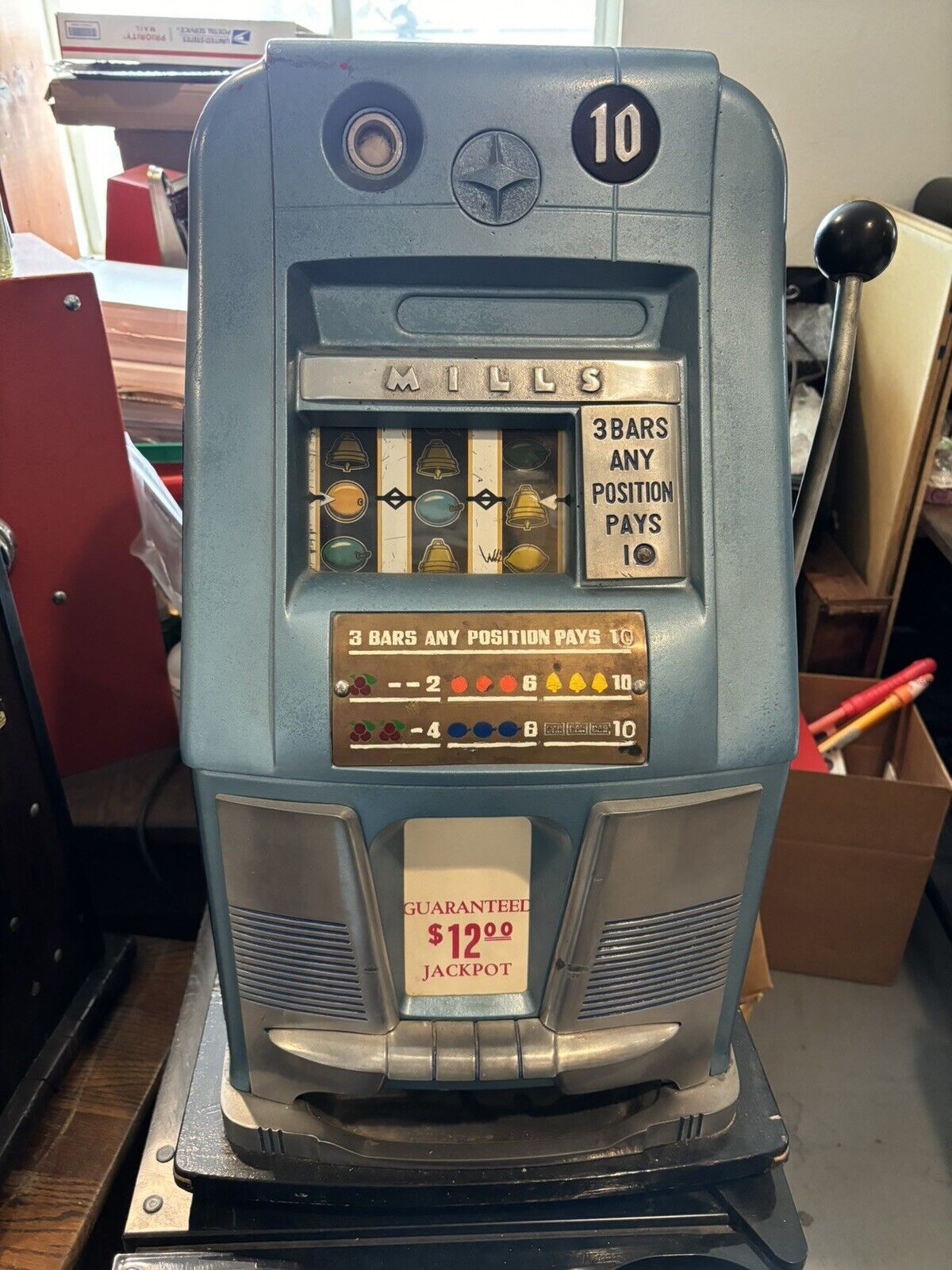 Mills Brothers -Vintage High Top Slot Machine - 10 Cent Machine