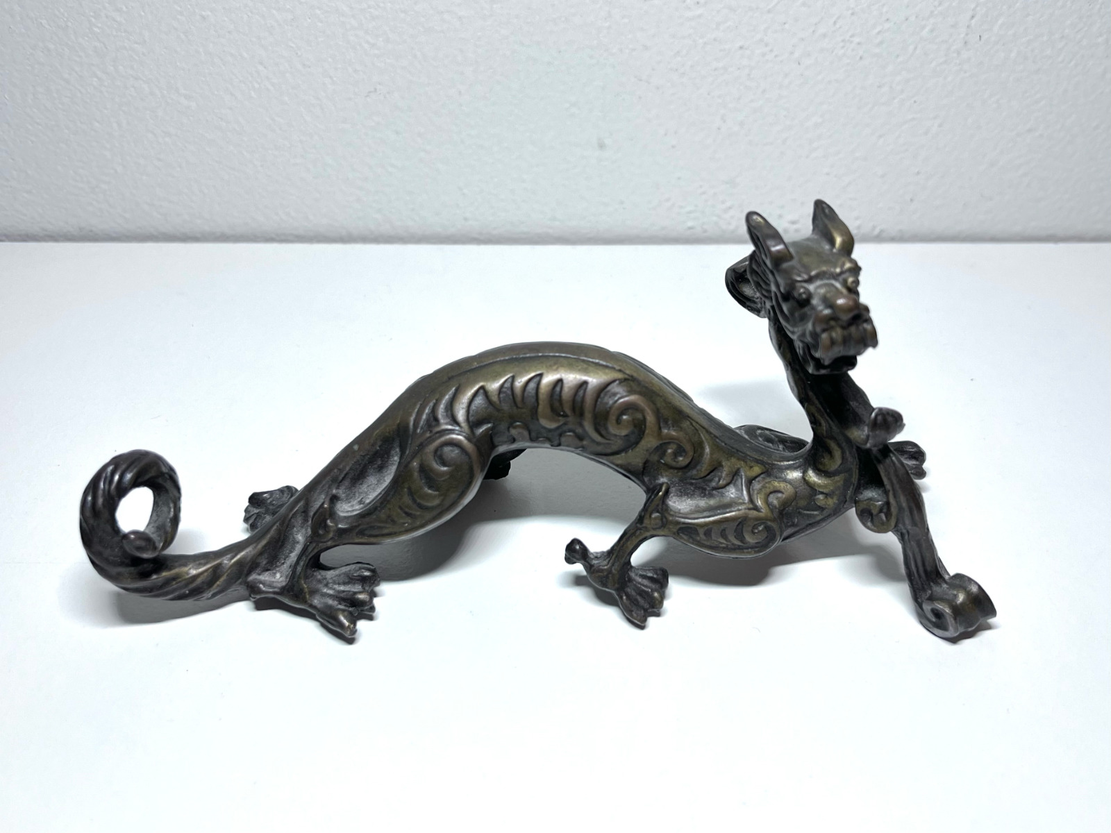 Vintage Antique Chinese Brass Dragon
