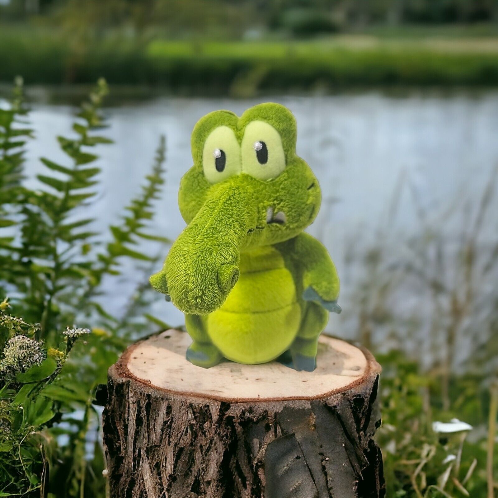 Disney Where’s My Water SWAMPY Dragon Plush Stuffed Animal Toy 2012 Jakks