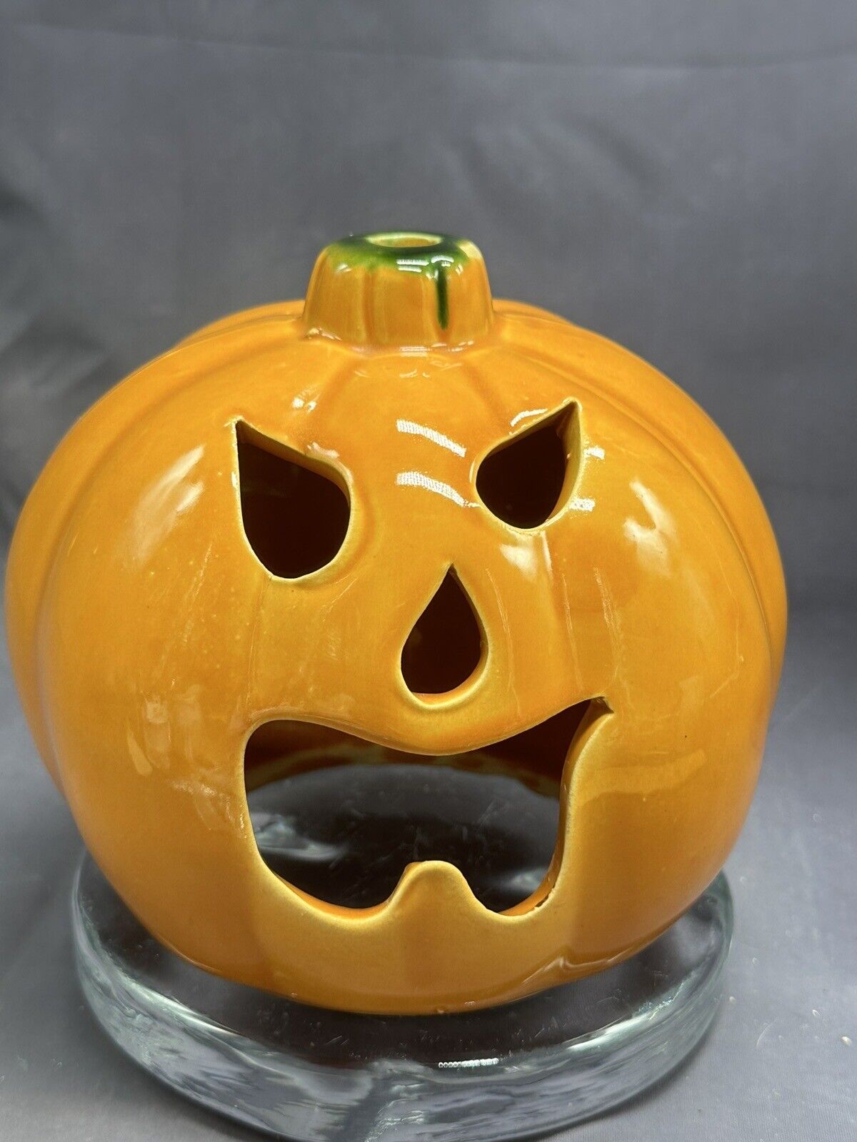 Vintage McCoy Spooky Frowning Pumpkin Jack Halloween Ungemach UPCO