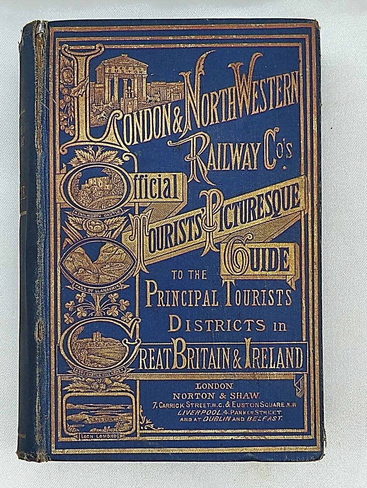 London &  North Western Railway Official Tourists Picturesque Guide 1876 w Maps