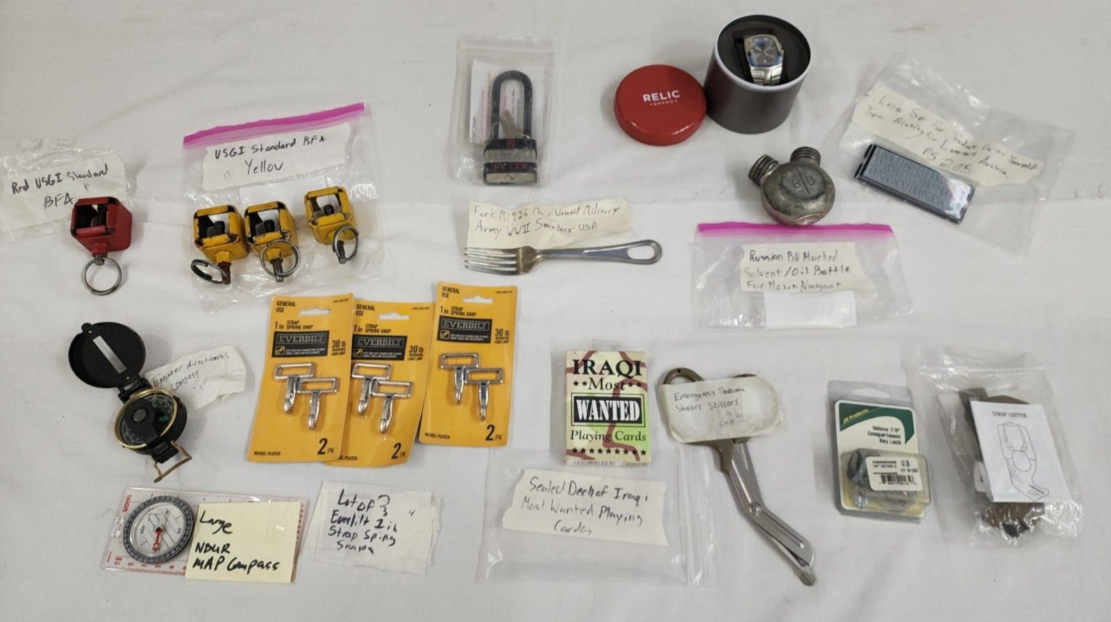 Miscellaneous Items Lot #CD879
