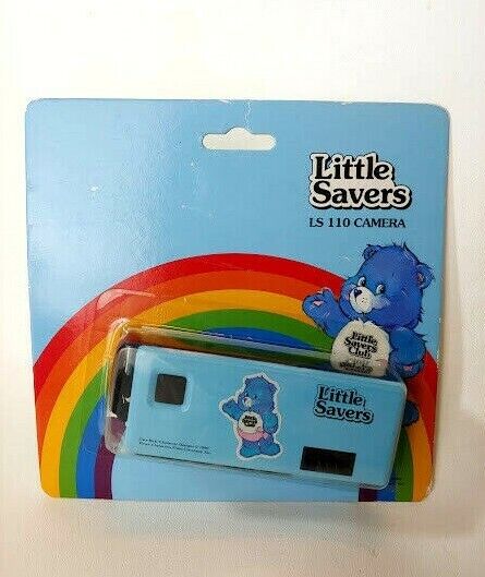Care Bears 1990 Little Savers Camera LS 110 NOS New Old Stock Vintage Blue