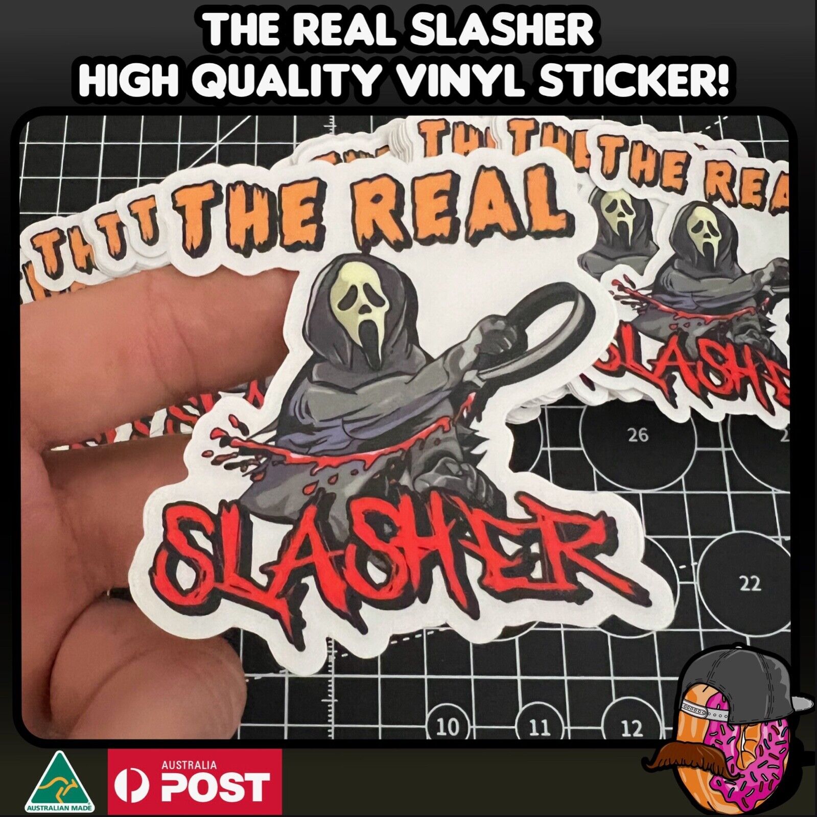 The real slasher cable tie electrician Vinyl Sticker