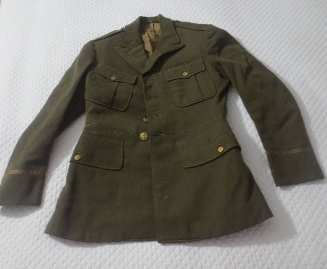 ORIGINAL Pre WWII US ARMY OFFICER Jacket  BR 38 SL 31