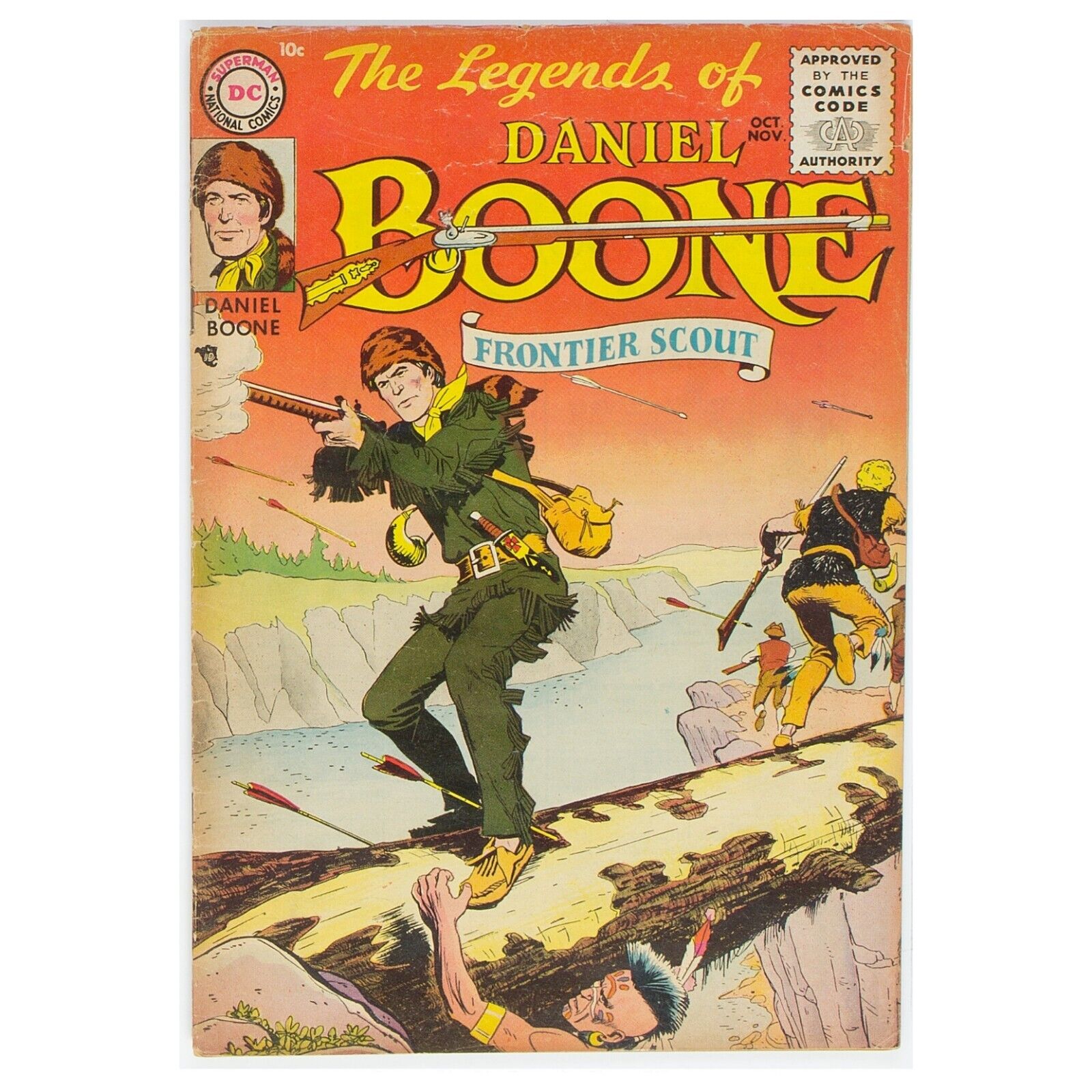 LEGENDS OF DANIEL BOONE #1 VG/FN (DC 1955) Scarce | Nick Cardy | Premiere Issue