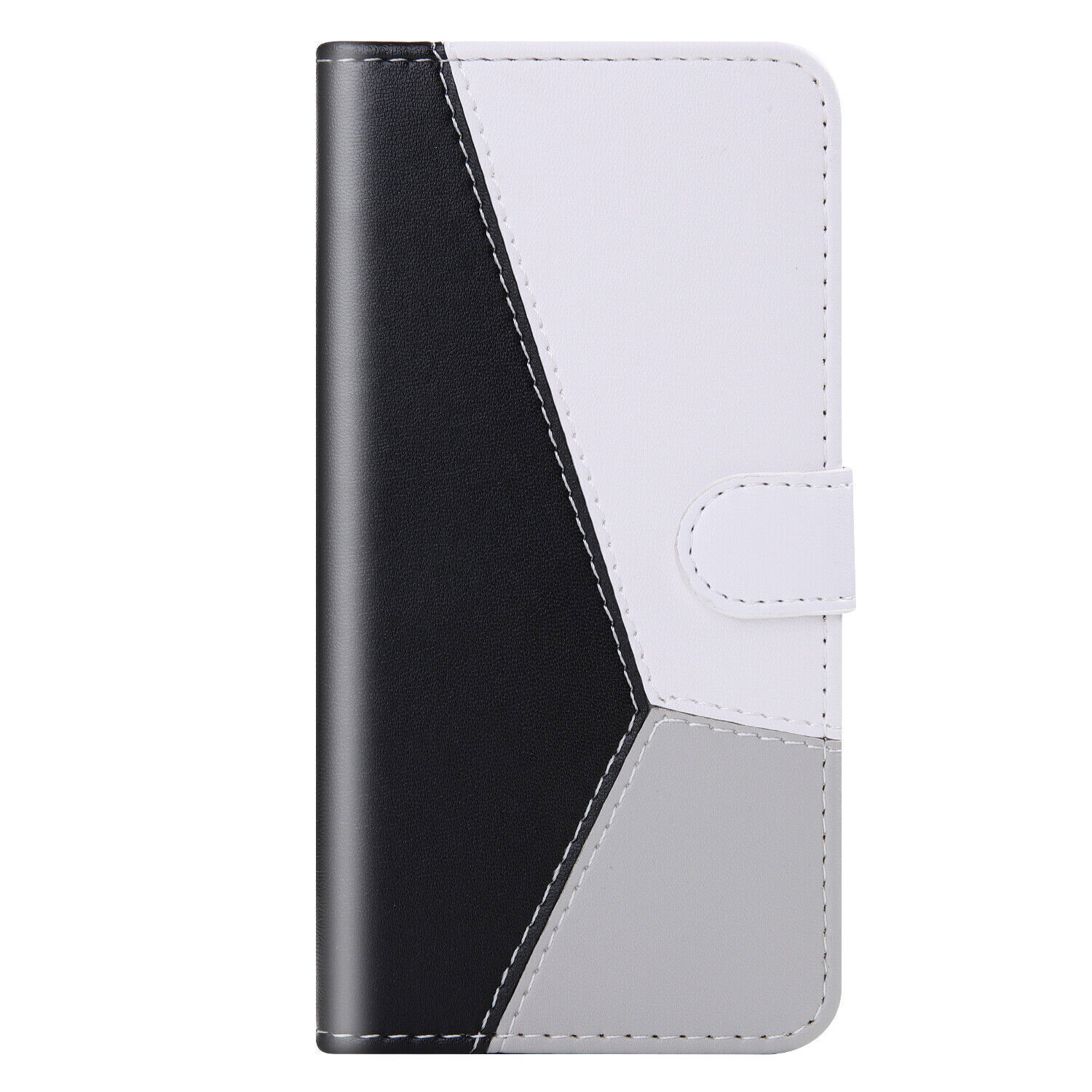 Splice Leather Wallet Phone Case For iPhone 13 12 11 Pro Max XR X 6 7 8 SE