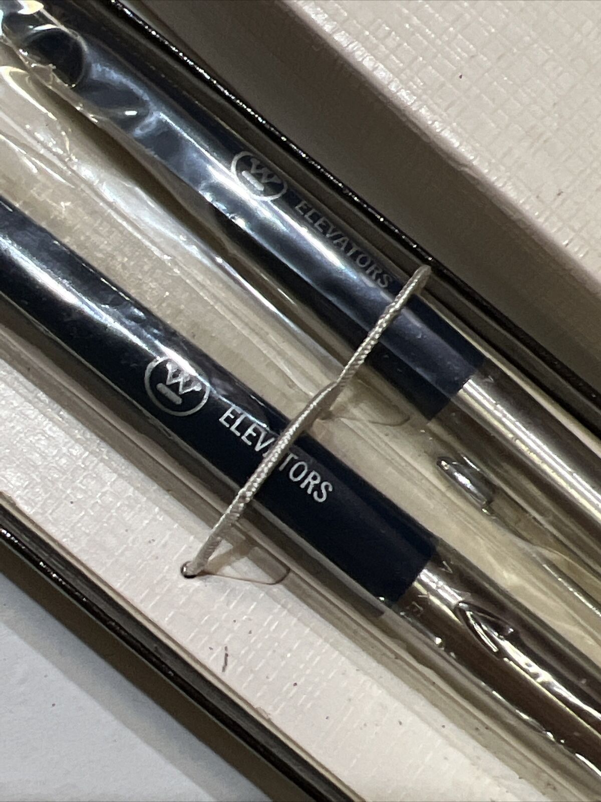 Jo24- Vintage Parker Pardners Pen Pencil Set Westinghouse Elevators