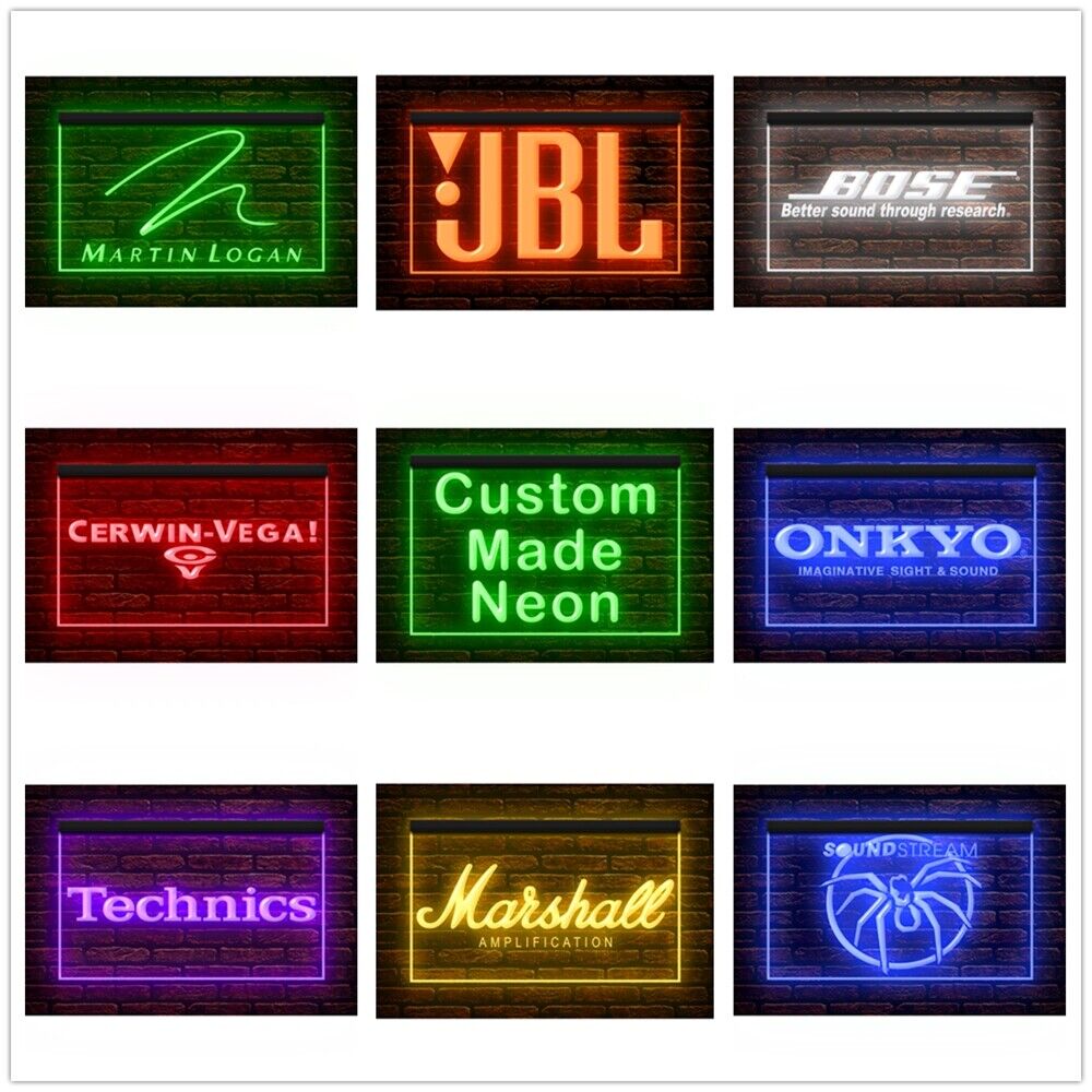 270103 Audio Studio Sound System Shop Store Personalized Neon Sign Custom Made L