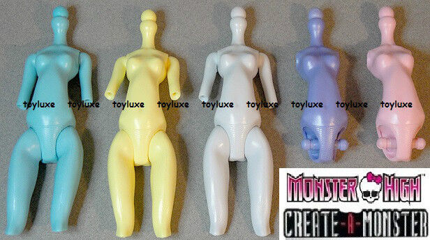 Monster High Create A Monster Design Lab 5 CAM Fashion Doll TORSO Body Parts Set