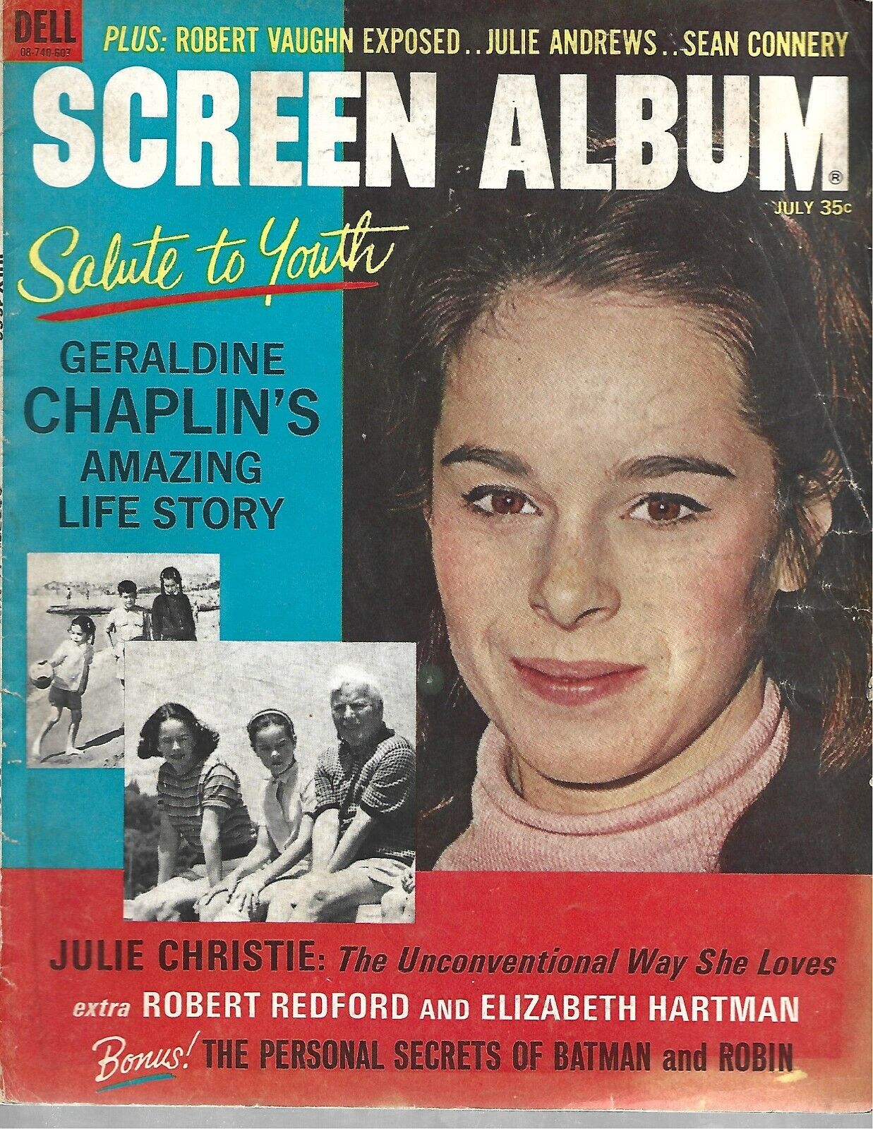 Vintage 1966 Screen Album Julie Andrews, Sean Connery, Elvis Presley & More