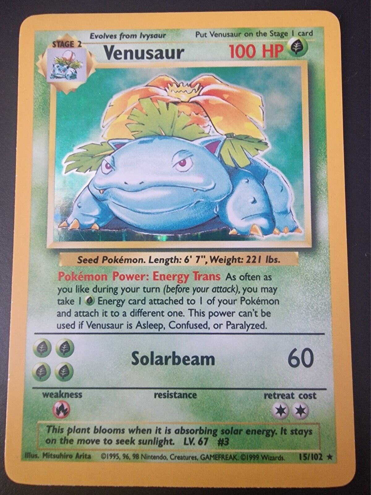 Venusaur Pokemon card [15/102]