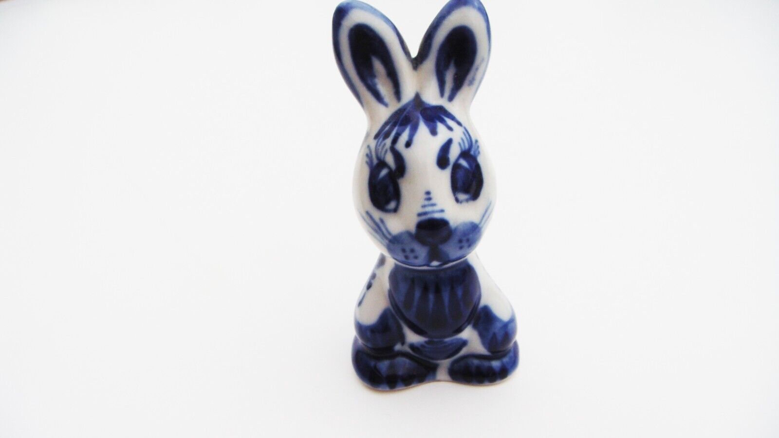 A Big Bunny gzhel porcelain figurine