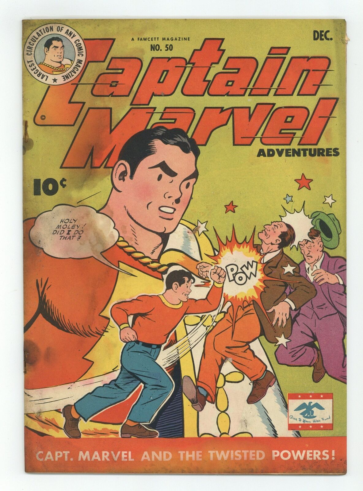 Captain Marvel Adventures #50 FR 1.0 1945