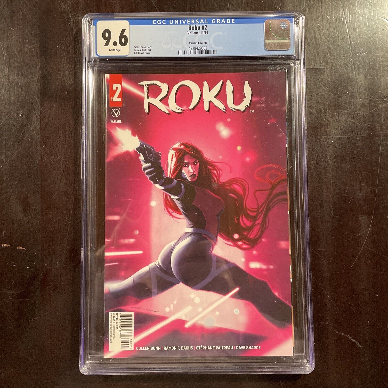 ROKU #2 CGC 9.6 Cover B Valiant HTF Low Print